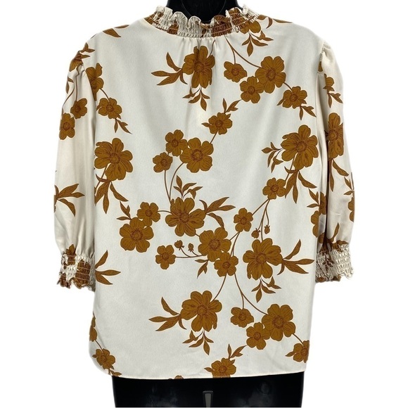 NWT | Sanctuary High Autumn Button Up Tie Front Blouse Size Medium - Picture 9 of 10